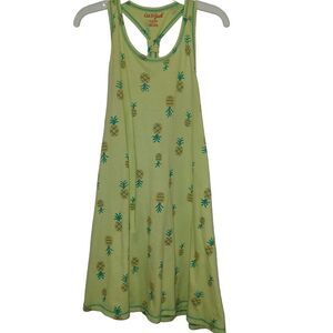 Cat and Jack pineapple Summer dress and Minnie mouse dress girls size 6/7